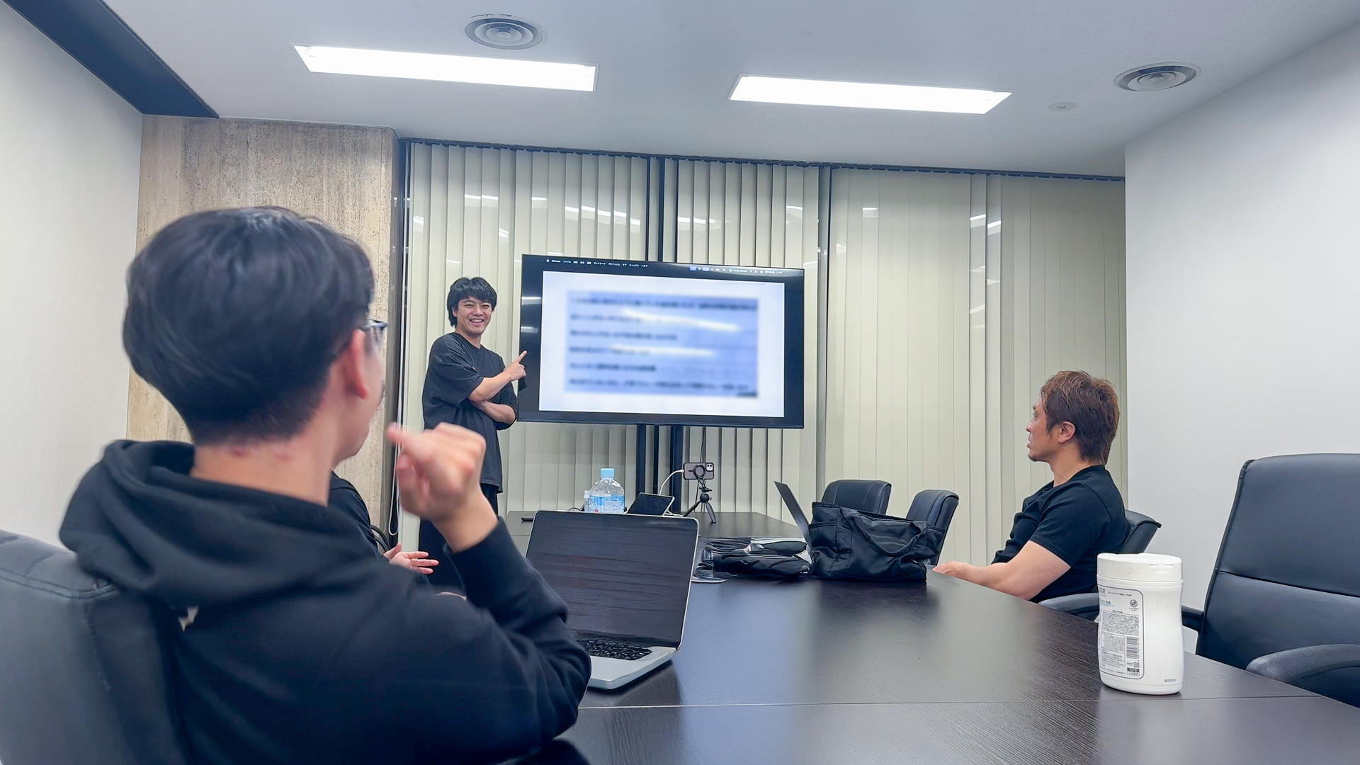 発表後の個別FBの様子